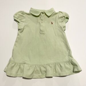 RALPH LAUREN Baby Girl Collared Dress